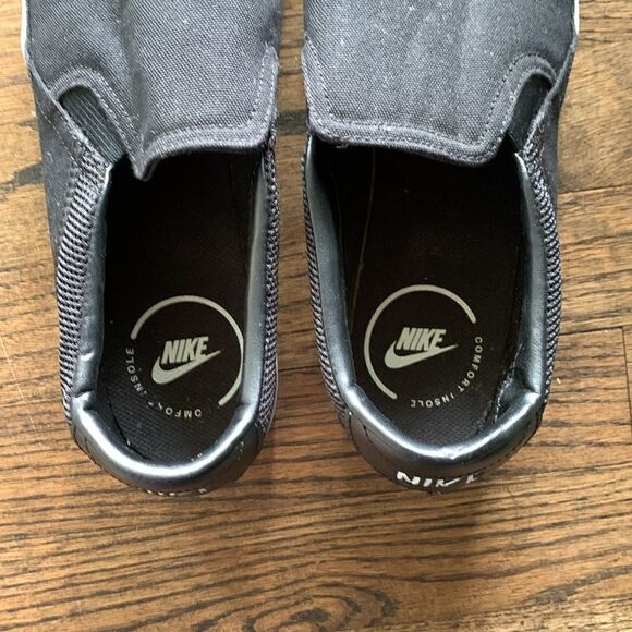 Nike Court Legacy black slip men’s size 11 shoes - Picture 3 of 9